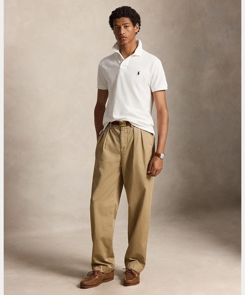 POLO RALPH LAUREN（ポロ ラルフ ローレン）の「アイコニック メッシュ ポロシャツ（ポロシャツ・メンズ・ホワイト・S/M/L/XL/XS/XXL）」の3枚目の写真