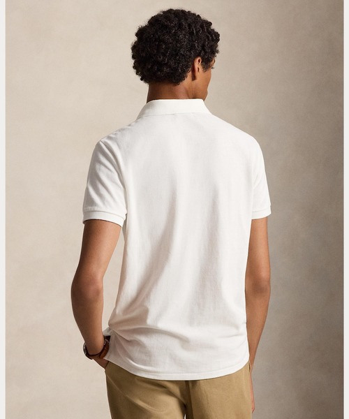 POLO RALPH LAUREN（ポロ ラルフ ローレン）の「アイコニック メッシュ ポロシャツ（ポロシャツ・メンズ・ホワイト・S/M/L/XL/XS/XXL）」の4枚目の写真