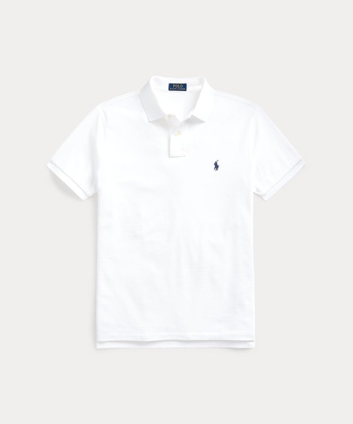 POLO RALPH LAUREN(ポロ ラルフ ローレン)の「アイコニック メッシュ ポロシャツ(ポロシャツ・メンズ・ホワイト・S/M/L/XL/XS/XXL)」の8枚目の写真