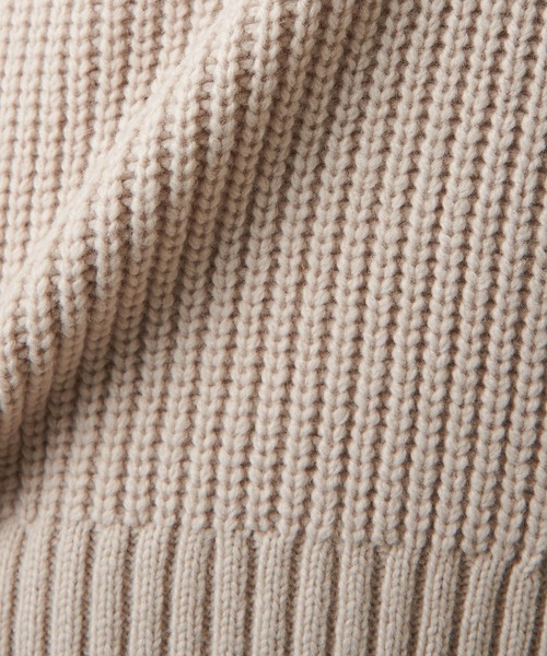 Whim Gazette(ウィムガゼット)の「ハイネックボリュームスリーブプルオーバー(ニット/セーター・レディース・オフホワイト/サンドベージュ・FREE)」の7枚目の写真