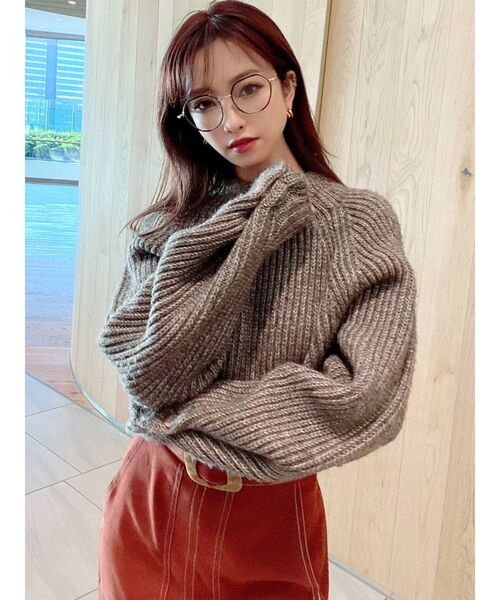 RESEXXY（リゼクシー）の「カラーフレームクリアメガネ（メガネ・レディース・ブラック/ブラウン・FREE）」の18枚目の写真