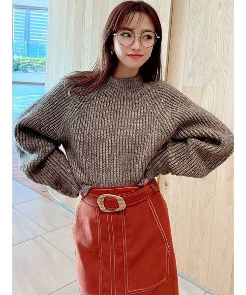 RESEXXY（リゼクシー）の「カラーフレームクリアメガネ（メガネ・レディース・ブラック/ブラウン・FREE）」の17枚目の写真