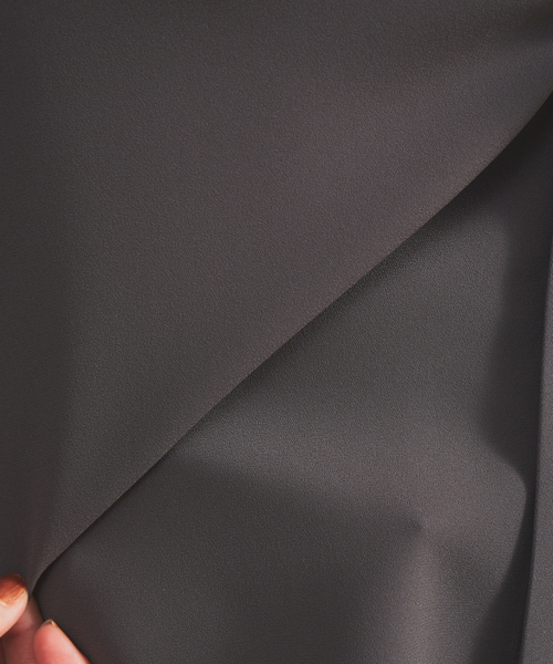 qualite（カリテ）の「【新色ブラック登場】ジョーゼットボリュームスリーブブラウス（シャツ/ブラウス・レディース・チャコールグレー/ベージュ/ブラック・フリー）」の6枚目の写真