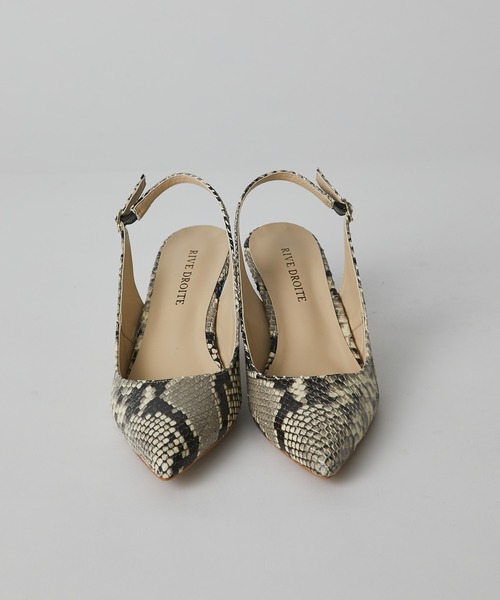 RIVE DROITE（リヴドロワ）の「プリントバックストラップパンプス（パンプス・レディース・ベージュ・38/36/37）」の7枚目の写真