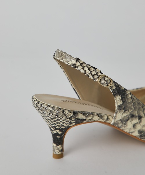 RIVE DROITE（リヴドロワ）の「プリントバックストラップパンプス（パンプス・レディース・ベージュ・38/36/37）」の13枚目の写真