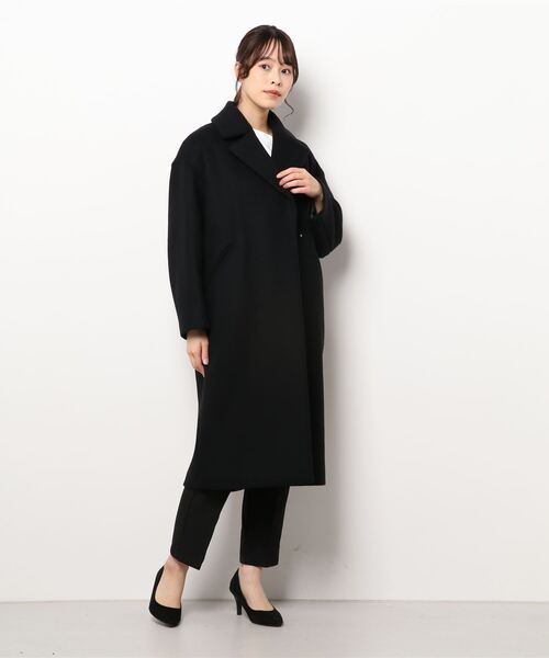 IENA(イエナ)の「MANTECOオーバーチェスターコート◆(その他アウター・レディース・ブラック/ライトグリーン/アイボリー・38/36/34)」の9枚目の写真