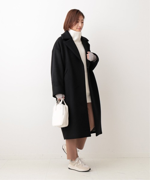 IENA(イエナ)の「MANTECOオーバーチェスターコート◆(その他アウター・レディース・ブラック/ライトグリーン/アイボリー・38/36/34)」の20枚目の写真