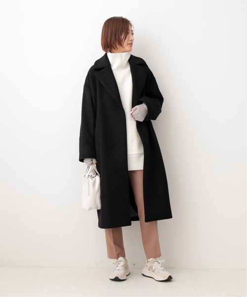 IENA(イエナ)の「MANTECOオーバーチェスターコート◆(その他アウター・レディース・ブラック/ライトグリーン/アイボリー・38/36/34)」の21枚目の写真