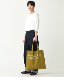 MARGARET HOWELL（マーガレットハウエル）の「COTTON LOGO BAG