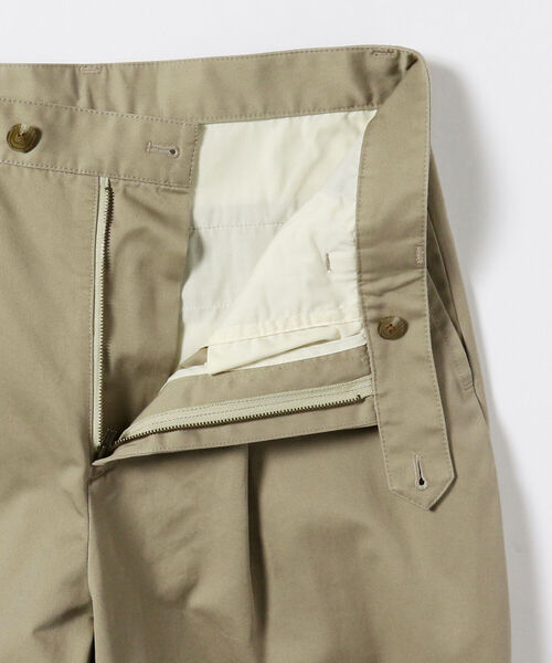 BEAMS LIGHTS（ビームスライツ）の「BEAMS LIGHTS / バック ジップ パンツ（スラックス・メンズ・ベージュ/ネイビー・MEDIUM/SMALL/LARGE）」の5枚目の写真