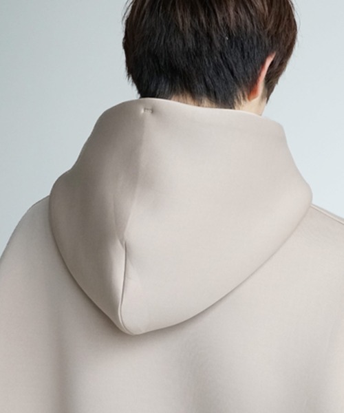 MinoriTY(マイノリティ)の「【MinoriTY】ルーズパーカー オーバーサイズ スウェット ポンチ エアリー ビッグシルエット プルパーカー トレーナー 秋服(スウェット・メンズ・アイボリー/グレー系その他/レンガ/チャコール・S/M/L)」の12枚目の写真