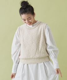 ステッチラインブークレーベスト