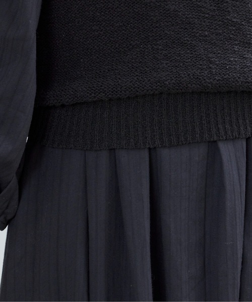 Libra Cue（リブラ キュー）の「ステッチラインブークレーベスト（ベスト・レディース・ブラック/アイボリー・FREE）」の20枚目の写真