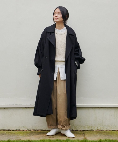 Libra Cue（リブラ キュー）の「ステッチラインブークレーベスト（ベスト・レディース・ブラック/アイボリー・FREE）」の3枚目の写真