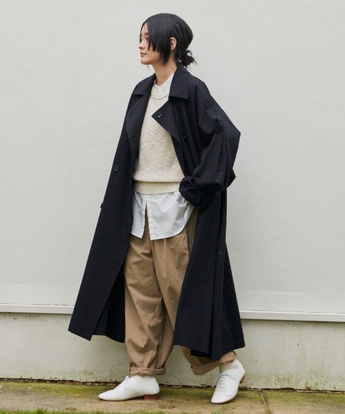 Libra Cue（リブラ キュー）の「ステッチラインブークレーベスト（ベスト・レディース・ブラック/アイボリー・FREE）」の7枚目の写真