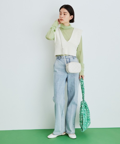 ADAM ET ROPE'（アダムエロペ）の「パッカブルトートバッグ（エコバッグ/サブバッグ・レディース・ベージュ/グリーン/ブラック系その他・FREE）」の6枚目の写真