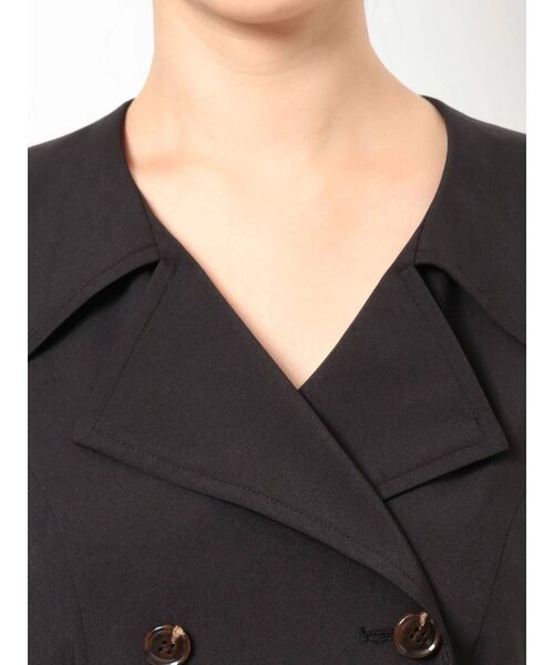 dazzlin（ダズリン）の「ビッグカラートレンチワンピース（ワンピース・レディース・ブラック/ベージュ・FREE）」の21枚目の写真