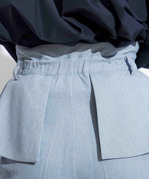 REDYAZEL(レディアゼル)の「ウエストペプラムパンツ(その他パンツ・レディース・ネイビー/サックスブルー/グリーン・SMALL/MEDIUM)」の19枚目の写真