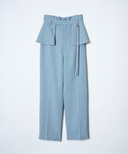 REDYAZEL(レディアゼル)の「ウエストペプラムパンツ(その他パンツ・レディース・ネイビー/サックスブルー/グリーン・SMALL/MEDIUM)」の12枚目の写真