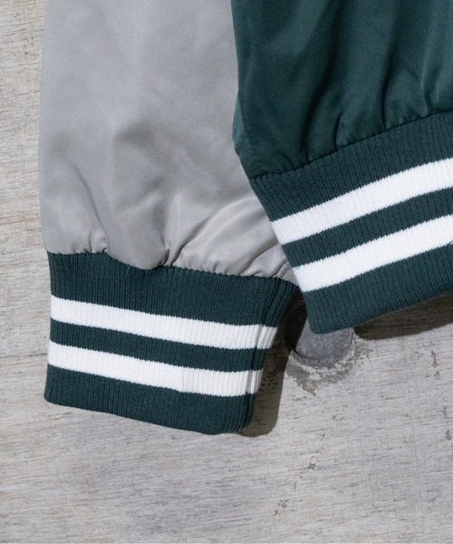 JOHN'S CLOSET(ジョンズクローゼット)の「【i】サテンスタジャン(スタジャン・メンズ・グリーン/レッド/ブラック・MEDIUM/LARGE/X-LARGE)」の11枚目の写真