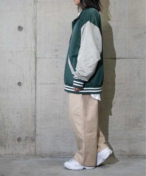 JOHN'S CLOSET(ジョンズクローゼット)の「【i】サテンスタジャン(スタジャン・メンズ・グリーン/レッド/ブラック・MEDIUM/LARGE/X-LARGE)」の6枚目の写真