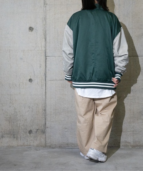 JOHN'S CLOSET(ジョンズクローゼット)の「【i】サテンスタジャン(スタジャン・メンズ・グリーン/レッド/ブラック・MEDIUM/LARGE/X-LARGE)」の5枚目の写真