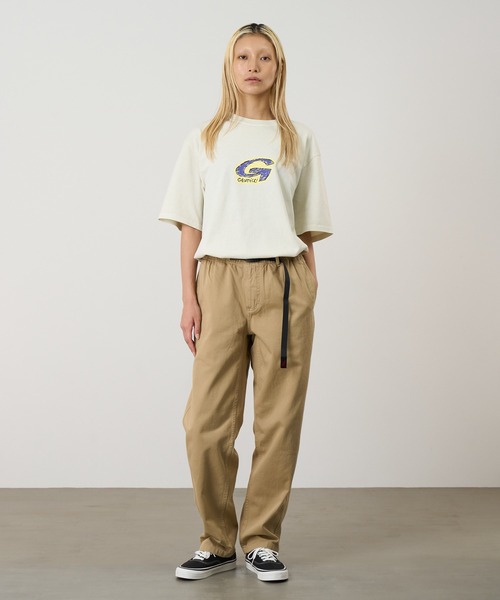 Gramicci（グラミチ）の「W'S GRAMICCI PANT｜ウィメンズグラミチパンツ（チノパンツ・レディース・ブラウン系その他/オリーブ/ベージュ系その他/ブラック/グレイッシュベージュ/ネイビー系/グレー系その他/グリーン系その他/グリーン系その他5/ダークグリーン系/オートミール/ネイビー・M/L/S/XL）」の17枚目の写真