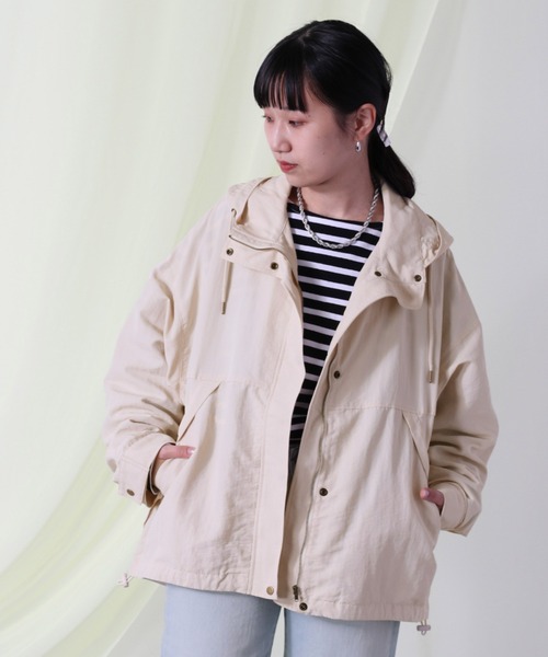 OFFWHITE GORE-TEX マウンテンパーカー ホワイト ピンク M cepo（セポ）の「グログランマウンテンパーカー（マウンテンパーカー