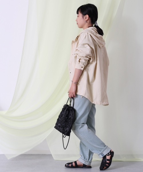 cepo（セポ）の「グログランマウンテンパーカー（マウンテンパーカー・レディース・グリーン/ネイビー/オフホワイト/ピンク・M）」の20枚目の写真