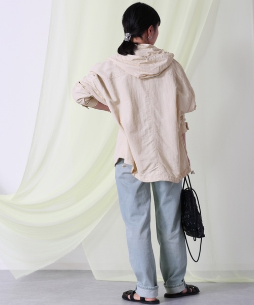 cepo（セポ）の「グログランマウンテンパーカー（マウンテンパーカー・レディース・グリーン/ネイビー/オフホワイト/ピンク・M）」の17枚目の写真