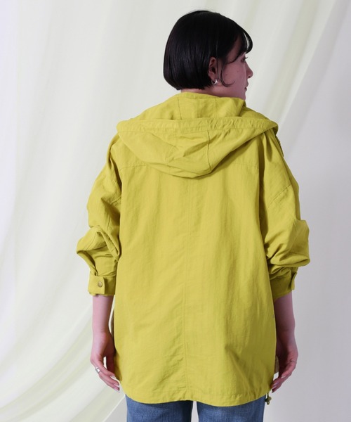 cepo（セポ）の「グログランマウンテンパーカー（マウンテンパーカー・レディース・グリーン/ネイビー/オフホワイト/ピンク・M）」の9枚目の写真