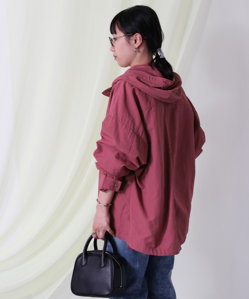 cepo（セポ）の「グログランマウンテンパーカー（マウンテンパーカー・レディース・グリーン/ネイビー/オフホワイト/ピンク・M）」の21枚目の写真