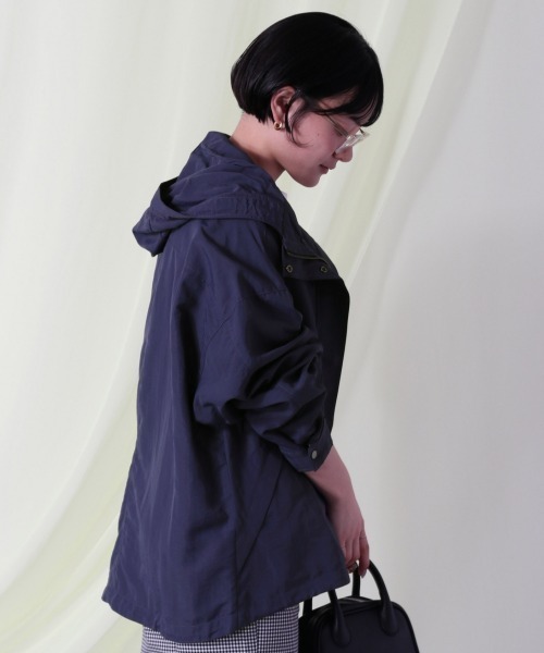 cepo（セポ）の「グログランマウンテンパーカー（マウンテンパーカー・レディース・グリーン/ネイビー/オフホワイト/ピンク・M）」の12枚目の写真