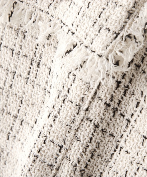 N.（N. Natural Beauty Basic）（エヌエヌナチュラルビューティーベーシック）の「◆ツイードショートブルゾン（ブルゾン・レディース・ブラック/ナチュラル・MEDIUM）」の17枚目の写真