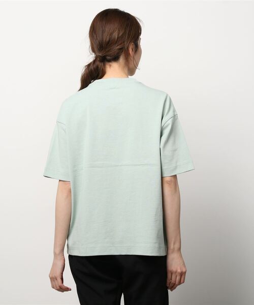PARROTT CANVAS(パロットキャンバス)の「PARROTT CANVAS/パロットキャンバス パロットアイコンポケットTee(Tシャツ/カットソー・レディース・ネイビー/キナリ/グリーン・S/M)」の5枚目の写真