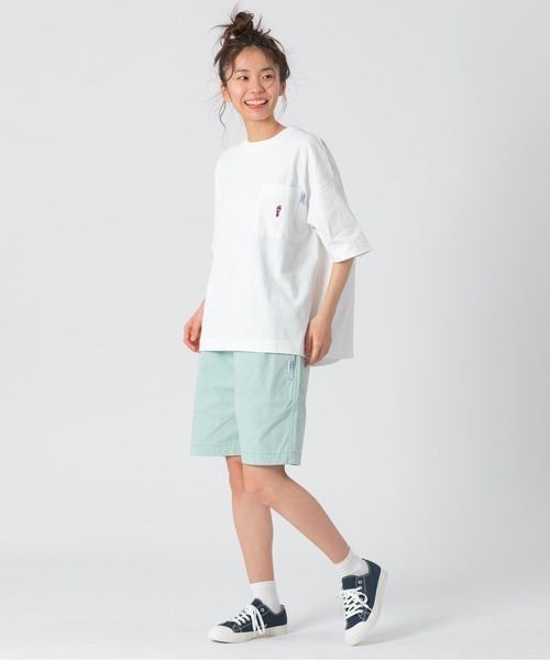 PARROTT CANVAS(パロットキャンバス)の「PARROTT CANVAS/パロットキャンバス パロットアイコンポケットTee(Tシャツ/カットソー・レディース・ネイビー/キナリ/グリーン・S/M)」の14枚目の写真