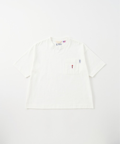 PARROTT CANVAS(パロットキャンバス)の「PARROTT CANVAS/パロットキャンバス パロットアイコンポケットTee(Tシャツ/カットソー・レディース・ネイビー/キナリ/グリーン・S/M)」の8枚目の写真