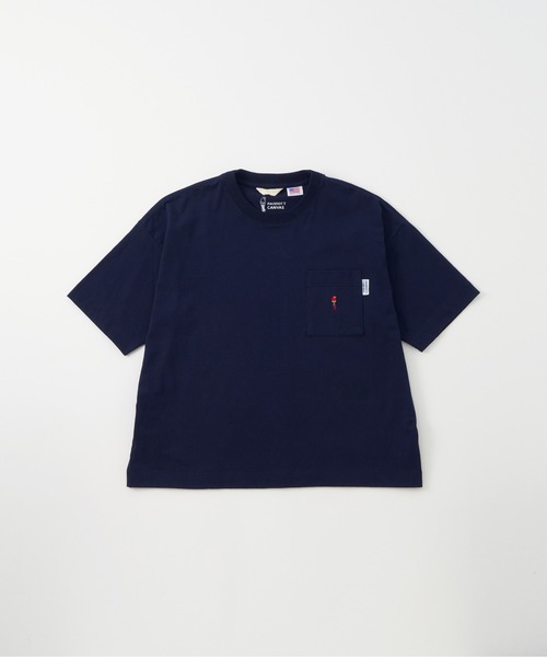 PARROTT CANVAS(パロットキャンバス)の「PARROTT CANVAS/パロットキャンバス パロットアイコンポケットTee(Tシャツ/カットソー・レディース・ネイビー/キナリ/グリーン・S/M)」の7枚目の写真