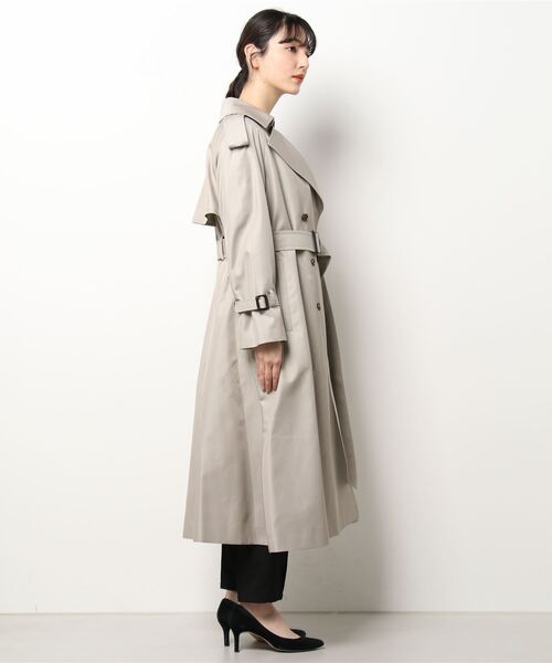 ANAYI（アナイ）の「コットンシルクトレンチコート（トレンチコート・レディース・ベージュ・36/38/34）」の14枚目の写真