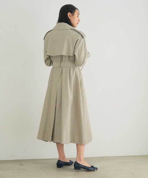 ANAYI（アナイ）の「コットンシルクトレンチコート（トレンチコート・レディース・ベージュ・36/38/34）」の12枚目の写真