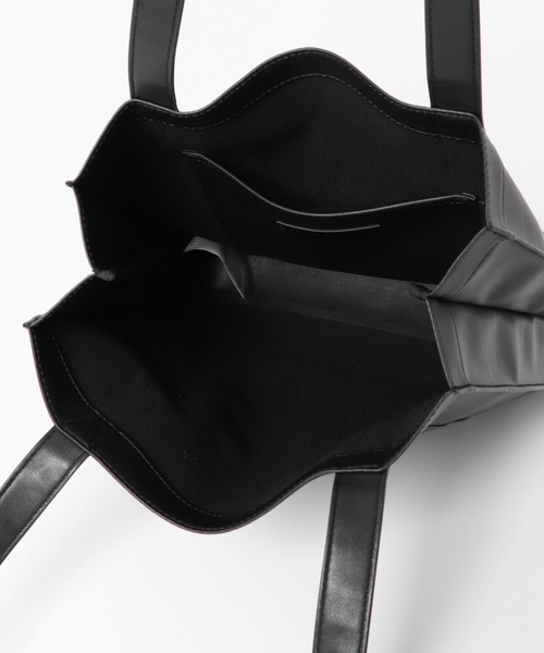 SENSE OF PLACE by URBAN RESEARCH（センスオブプレイスバイアーバンリサーチ）の「フェイクレザートートバッグ（トートバッグ・メンズ・ブラック・ONE）」の7枚目の写真