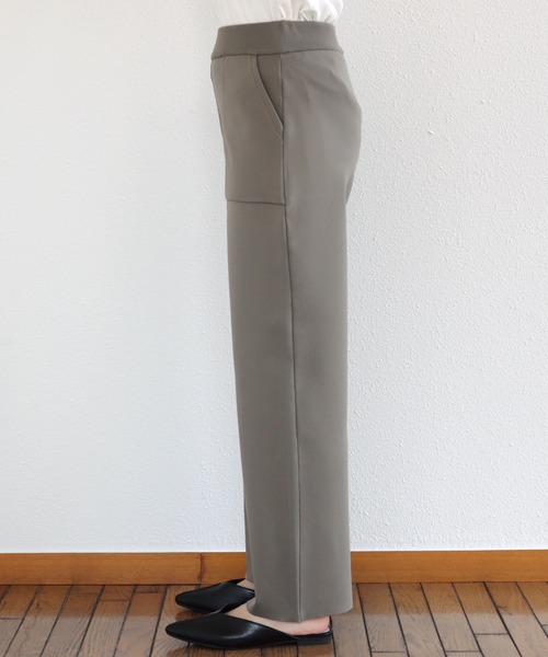 andme（アンドミー）の「総針編みベイカーニットパンツ（その他パンツ・レディース・アイボリー/グレイッシュベージュ/ピンク・M/L）」の6枚目の写真