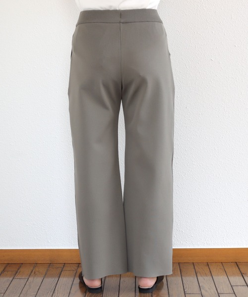 andme（アンドミー）の「総針編みベイカーニットパンツ（その他パンツ・レディース・アイボリー/グレイッシュベージュ/ピンク・M/L）」の7枚目の写真