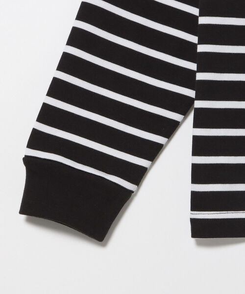 BEAMS HEART(ビームスハート)の「BEAMS HEART / ボーダー ビッグ ロングスリーブ Tシャツ(Tシャツ/カットソー・メンズ・ブラック/ネイビー・SMALL/MEDIUM/LARGE)」の22枚目の写真