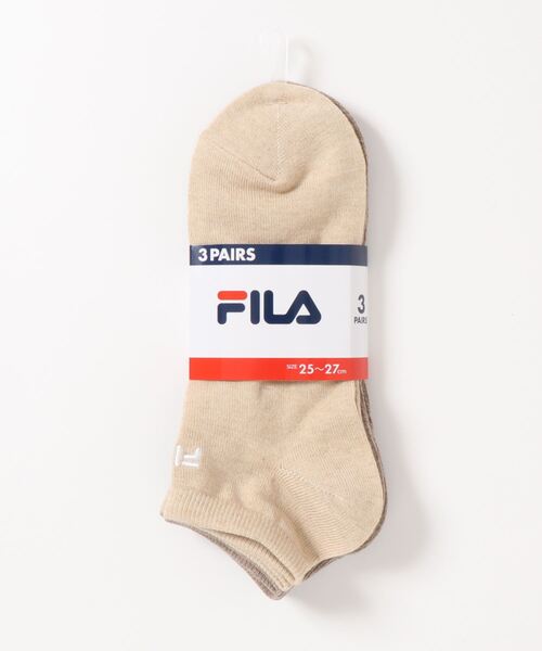 FILA(フィラ)の「FILA/フィラ ブランド ロゴ刺繍 メンズ スニーカー ソックス 靴下 3足セット(ソックス/靴下・メンズ・ホワイト/その他1/その他・25cm~27cm)」の11枚目の写真