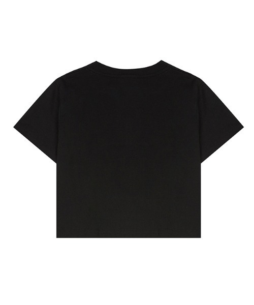 LUVISTRUE(ラヴイズトゥルー)の「A'GEM/9 × .kom『LUV IS TRUE/ラブ イズ トゥルー』BUTTERFLY TEE/クロップド丈 バタフライデザイン半袖カットソー(Tシャツ/カットソー・レディース・ホワイト/チャコールグレー/ブラック・FREE)」の6枚目の写真