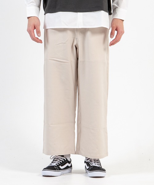 GGD（ジージーディー）の「フェイクリネンワイドアンクルパンツ（その他パンツ・メンズ・ブラック/ネイビー・LL/M/L）」の14枚目の写真