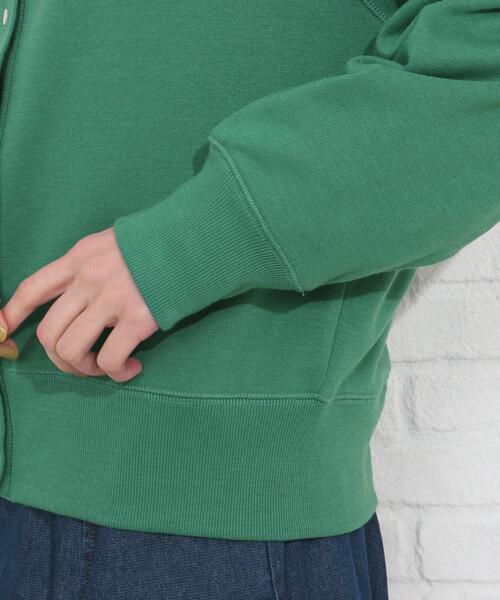 SHOO・LA・RUE(シューラルー)の「◆裏毛ショートカーディガン(カーディガン/ボレロ・レディース・ピンク系/ライトグレー/ブラック/ホワイト系/ブルー/グリーン・04/03/02)」の12枚目の写真