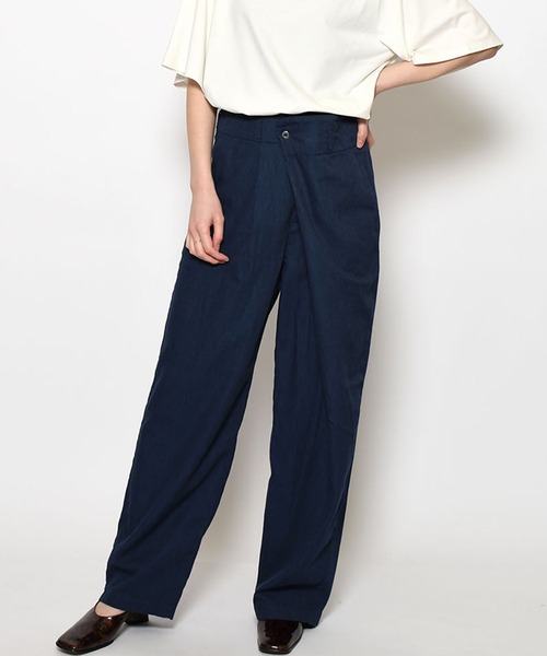 Johnbull Private labo（ジョンブルプライベートラボ）の「【WAISTRICK BY JOHNBULL】ウエストボタンパンツ（その他パンツ・メンズ・ピンク/ブラック/パープル/ワンウォッシュ/オレンジ/グリーン・MEDIUM/LARGE/SMALL）」の3枚目の写真