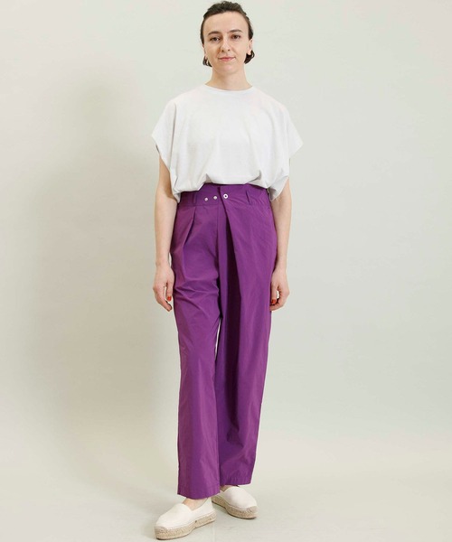 Johnbull Private labo（ジョンブルプライベートラボ）の「【WAISTRICK BY JOHNBULL】ウエストボタンパンツ（その他パンツ・メンズ・ピンク/ブラック/パープル/ワンウォッシュ/オレンジ/グリーン・MEDIUM/LARGE/SMALL）」の15枚目の写真